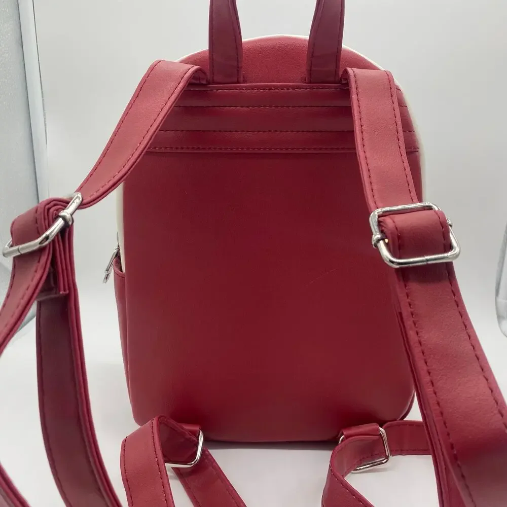Disney Her Universe Snow White and the Seven Dwarves Red White Mini Backpack